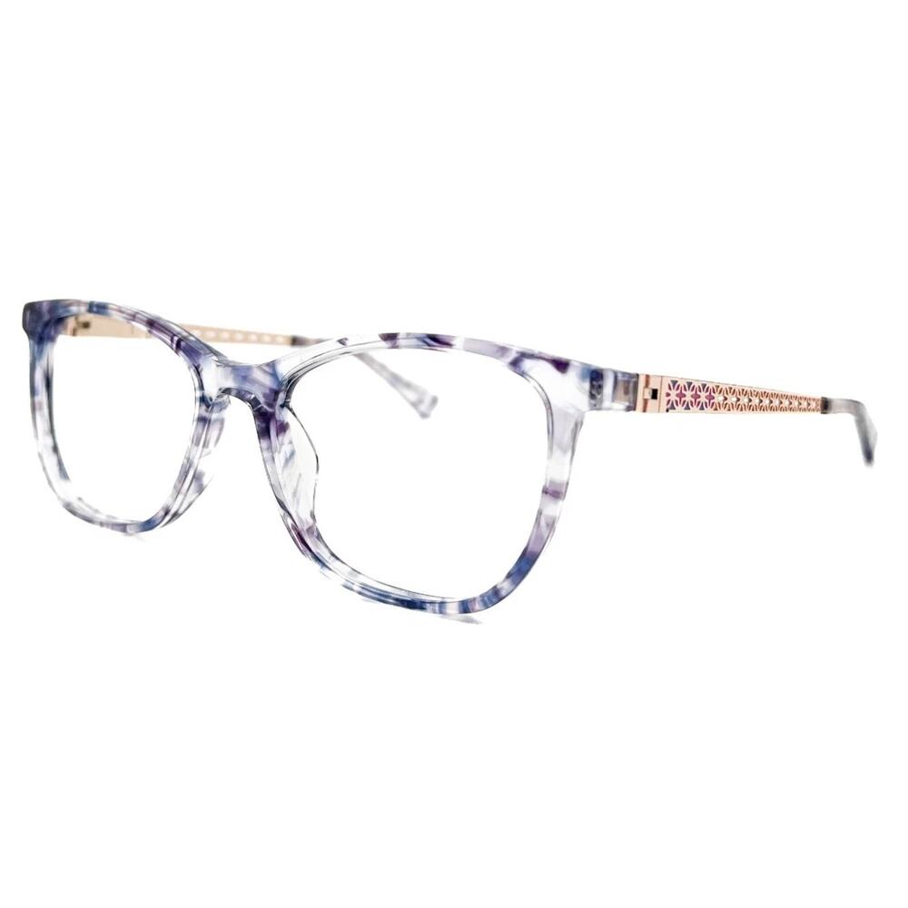 NICOLE MILLER SOPHIA C01 PURPLE AUTHENTIC DESIGNER EYEGLASSES FRAMES 49-16